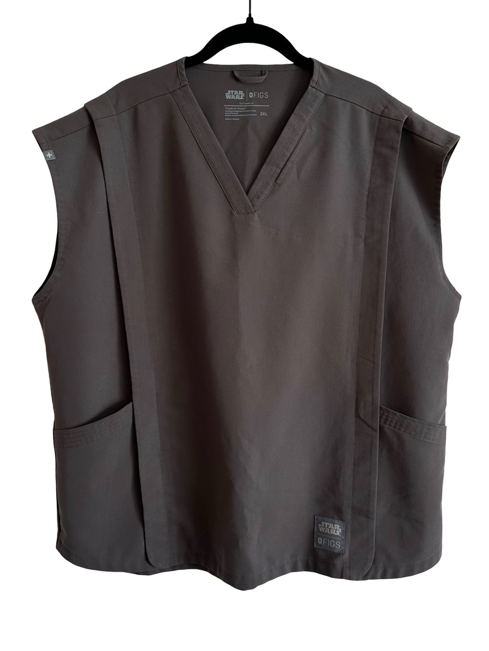 Figs Star Wars Bo-Katan Pleated Scrub Top Shirt Nevarro 4952 Mandalorian 2XL